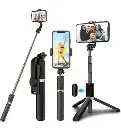 Selfie Stick Tripod with Bluetooth Remote | 360° Rotation | Extendable Aluminum Monopod